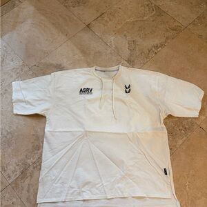 ASRV DSG-0945 MICRO-TERRY WARM-UP TEE
CREAM